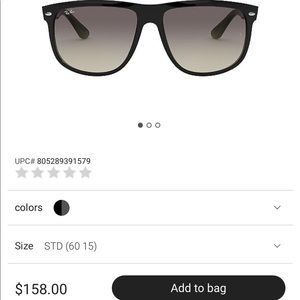 Rayban Polarized Large Sunglasses